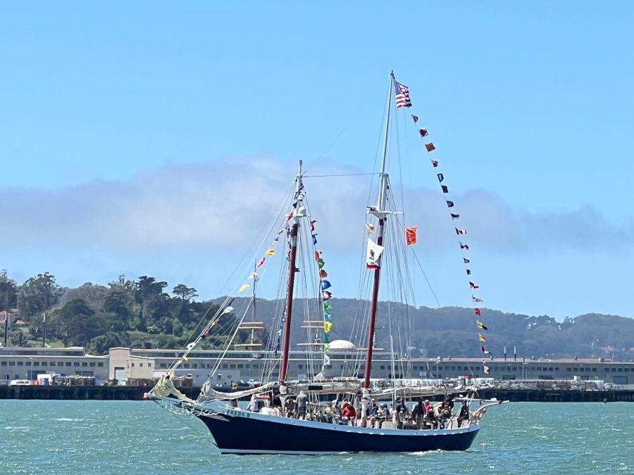 Opening Day on the Bay parade along SF waterfront