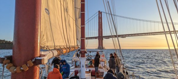 Sunset Cruise by Golden Gate Bridge on SF Bay
